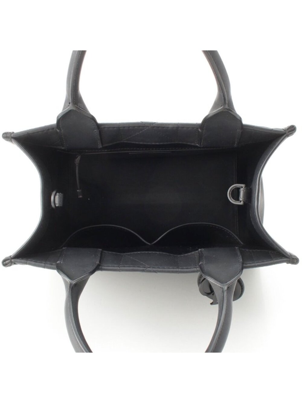 Dior Leather Micro Cannage Book Tote So Black Small - Picture 6 of 10